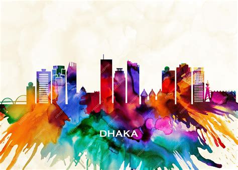 Premium Photo | Dhaka skyline