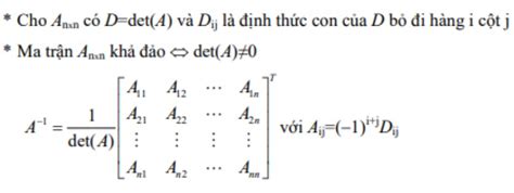 Cách Tính Và Tìm Ma Trận Nghịch Đảo 2x2, 3x3, 4x4 Chính Xác