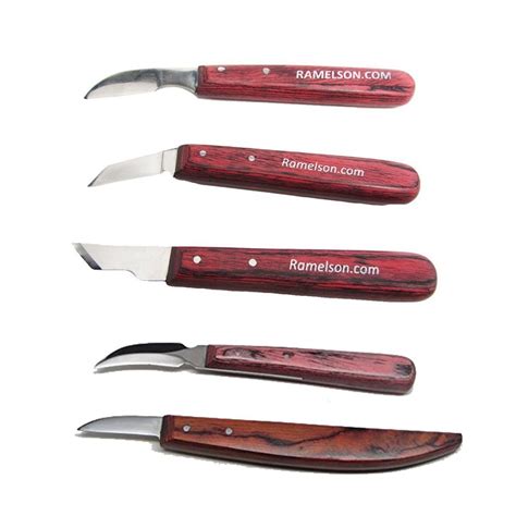 Professional Wood Carving Tools: Five-Piece Chip Wood Carving Knife Set