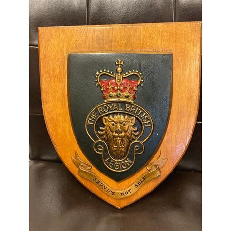 The Royal British Legion Plaque or Shield | Chairish