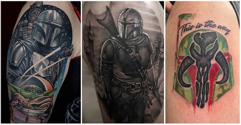 [UPDATED] 30 Edgy Mandalorian Tattoo Designs (November 2020)