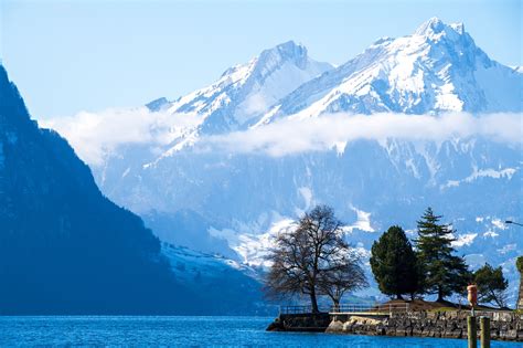 Lake Lucerne Mountains Winter - Free photo on Pixabay - Pixabay