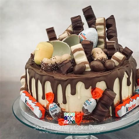 birthday cakes kinder surprise - Google Search | Cake, Birthday cake, Desserts