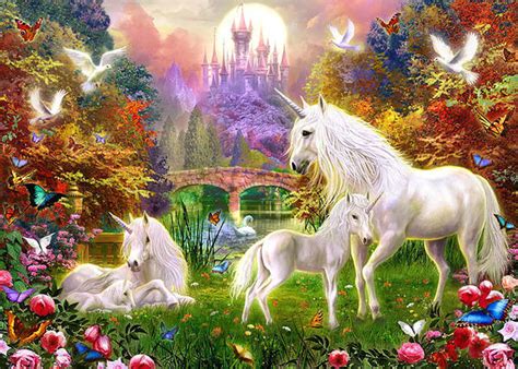 The Kingdom of Unicorns Fantasy Wallpaper