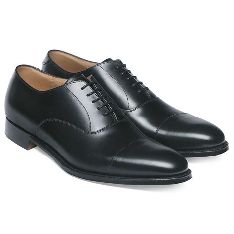 Cheaney Lime R | Men's Black Leather Oxford Shoe | Made in England