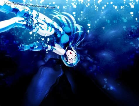 free download | Slipping Away, water, drowning, girl, anime, HD wallpaper | Peakpx