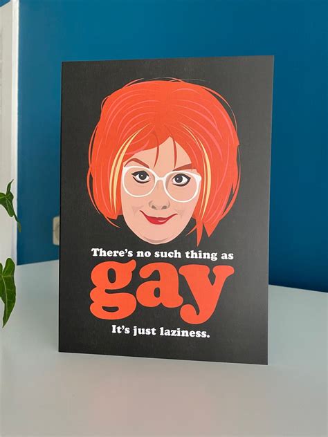 Linda La Hughes Kathy Burke 'gimme Gimme Gimme' Card | Etsy