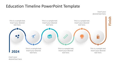 Education Timeline PowerPoint Template