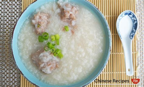 Pork Congee - Chinese Recipes For All