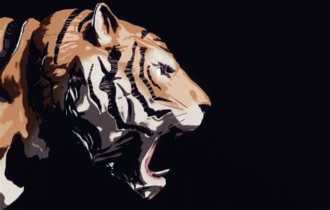 Photo Wallpaper Tiger, Rendering, Background, Sher - Sher Khan - 1332x850 Wallpaper - teahub.io