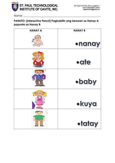 Pamilya worksheet in 2023 | Addition worksheets, Workbook, Worksheets