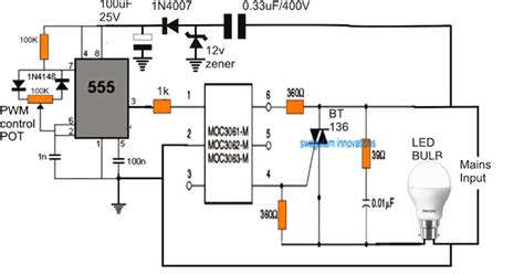 Dimmer Circuit for LED Bulbs