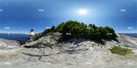 360° view of Castle Hill Lighthouse - Alamy