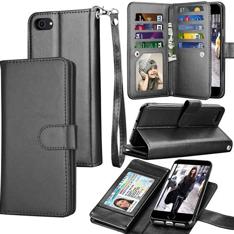 Tekcoo Wallet Case for iPhone SE 2 2020 / iPhone 7 / iPhone 8, Luxury ...