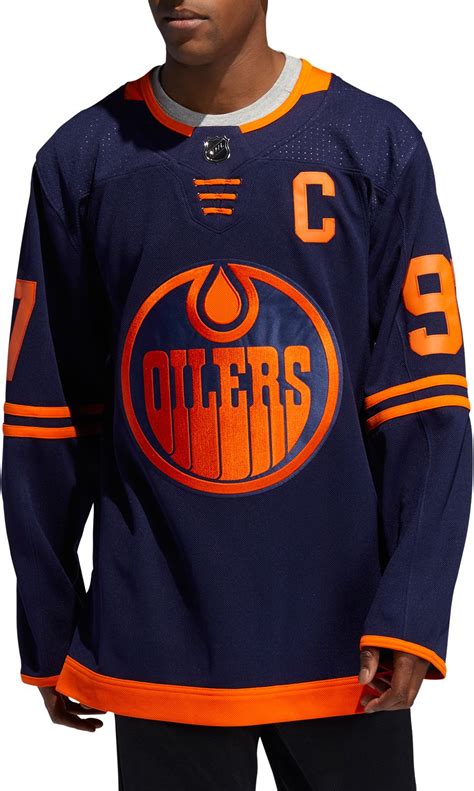 adidas Men's Edmonton Oilers Connor McDavid #97 Authentic Pro Alternate Jersey - Walmart.com ...