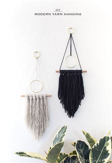 34 DIY Yarn Wall Hanging Crafts - The Crafty Blog Stalker