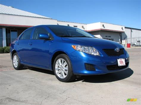 Blue toyota corolla s 2010