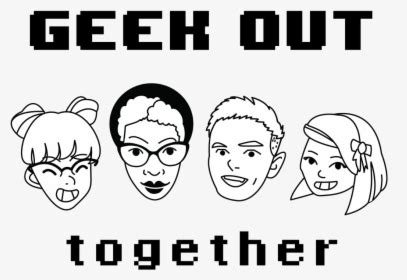 Geekouttogetherlogo - Png - Line Art, Transparent Png - kindpng
