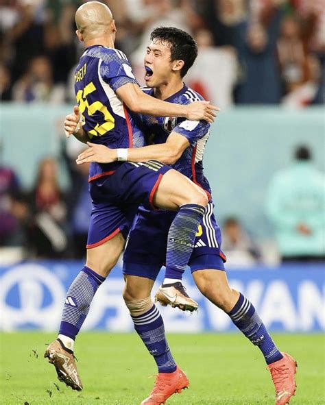 Daizen Maeda opens the scoring for Japanas they take the lead before ...