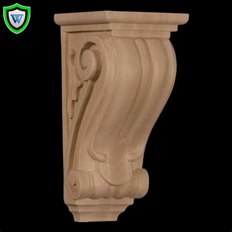 10" Height - Classical Wood Corbel Design