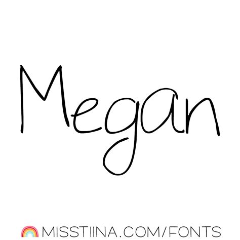 MTF Megan – Miss Tiina Fonts