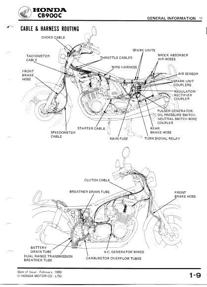 1982 Honda CB900F Super Sport Service Repair Manual ...