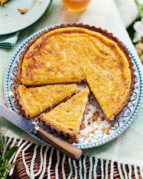 Cheddar and nutmeg custard tart | Recipe | Savoury baking, Tart recipes, Custard tart