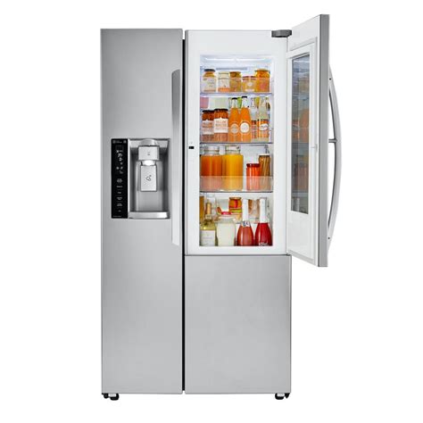 LG LSXC22396S 21.7 cu. ft. Side by Side Smart Refrigerator with ...