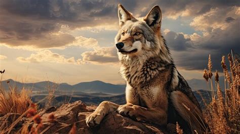 Premium AI Image | Image of a coyote in its natural habitat