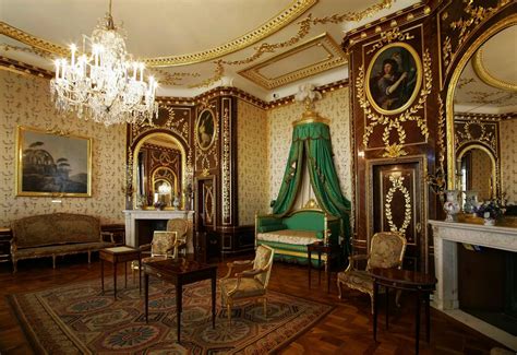 Royal Bedroom at the Royal Castle in Warsaw, constructed for Stanislaus ...