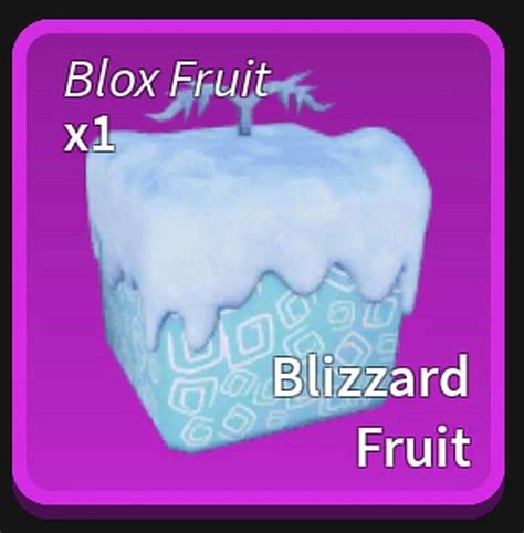 Fruta Blizzard Blox Fruits - Roblox - DFG