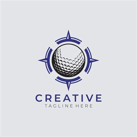 Silhouette of a golf ball. Vector illustration 22444226 Vector Art at ...