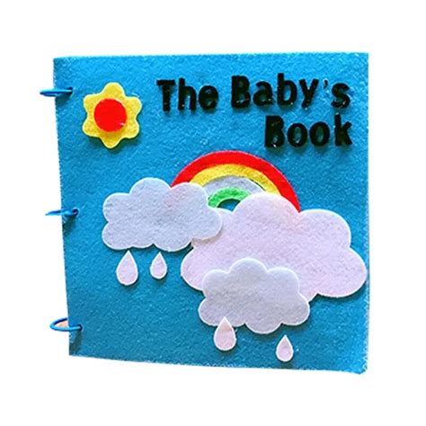 Baby Cloth Book Homemade Picture Book Children's Manual DIY Material ...