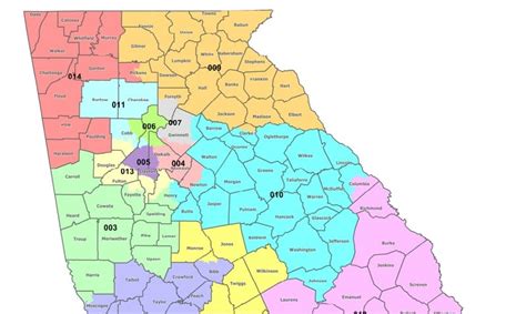 6th Congressional District Georgia Map | Metro Map