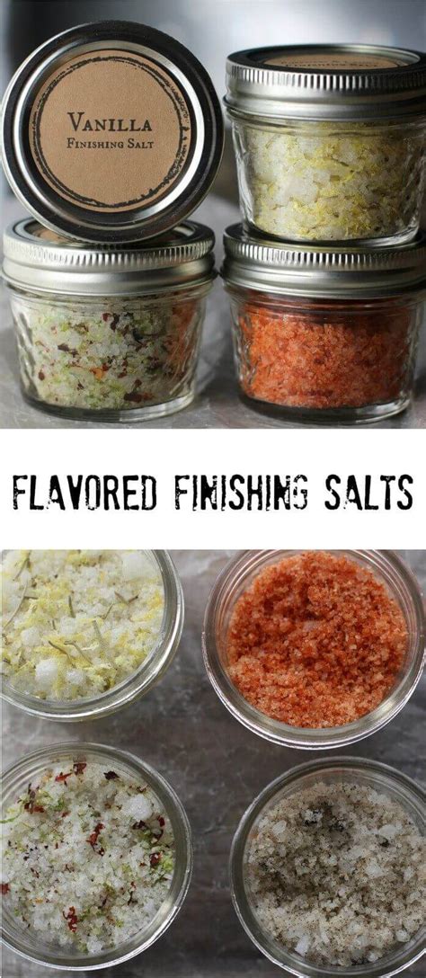 4 Flavored Salt Recipes