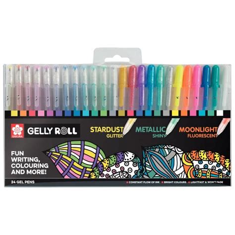 Sakura Gelly Roll Assorted Pen Set - Stationery & Pens from Crafty Arts UK