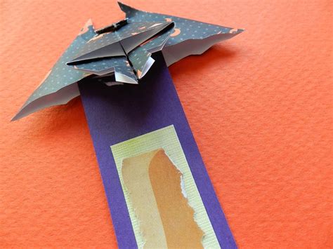 How to Make an Origami Bat Bookmark for Halloween - Holidappy