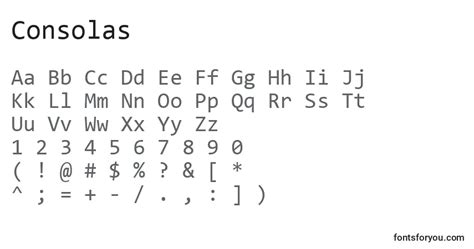 Consolas Font – Download Free, Online Generator