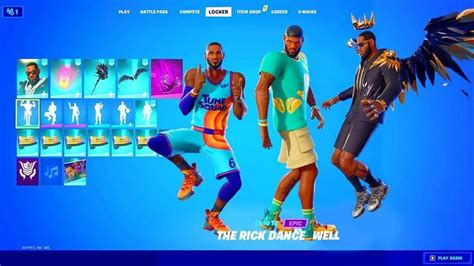 Every LeBron James skin variant in Fortnite Season 7: Backbling, emotes ...