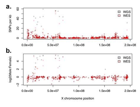 Distribution of SNPs per gene along chromosome X. a) Total SNPs per kb... | Download Scientific ...