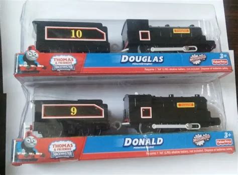 TRACKMASTER THOMAS BATTERY Motorized Toy Train- Douglas + Donald ...