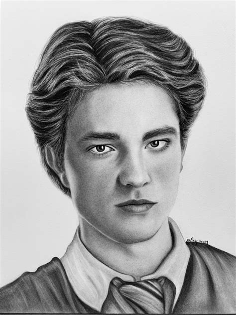 Cedric Diggory From Harry Potter Charcoal Drawing 8.5x 11 - Etsy