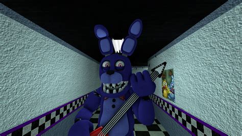 (fnaf sfm) unwithered bonnie Poster by sammy2005 on DeviantArt