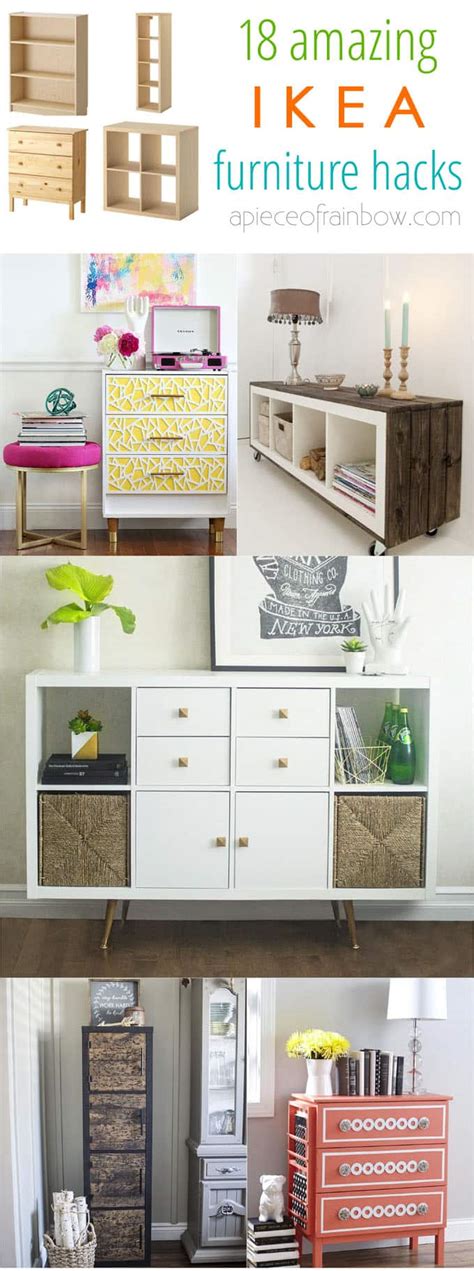 Easy Custom Furniture With 18 Amazing Ikea Hacks - A Piece Of Rainbow