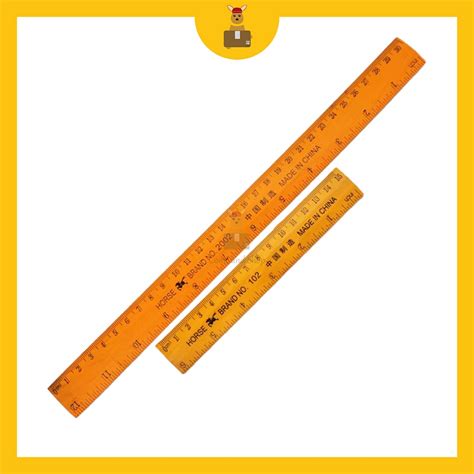 Wooden Ruler Pembaris Kayu (15cm / 30cm) | Shopee Malaysia