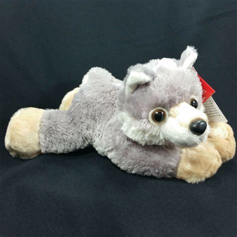 Woolsey Wolf 8 Inch Stuffed Animal Aurora Mini Flopsie Plush Husky New with Tags #Aurora ...