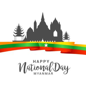 Myanmar independence day background. | Independence day history ...