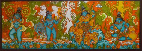 Krishna leela_mural painting by manukblm on DeviantArt