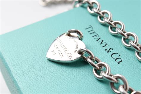 Tiffany & Co. Crystal Engraved Heart Tag Choker Necklace with Original Box | Pristine Auction