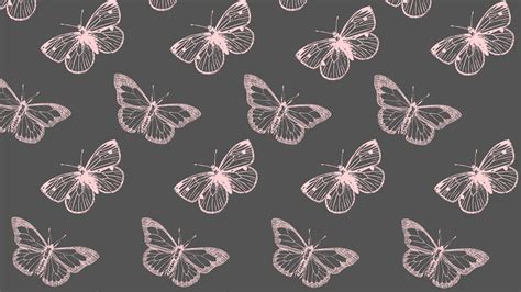 Cute Butterfly Decor Wallpaper | Cute laptop wallpaper, Pink and grey ...